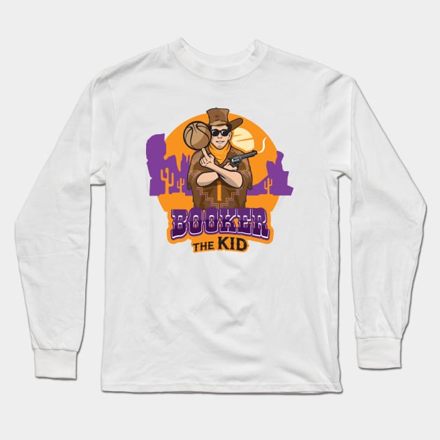 Booker The Kid Long Sleeve T-Shirt by goderslim